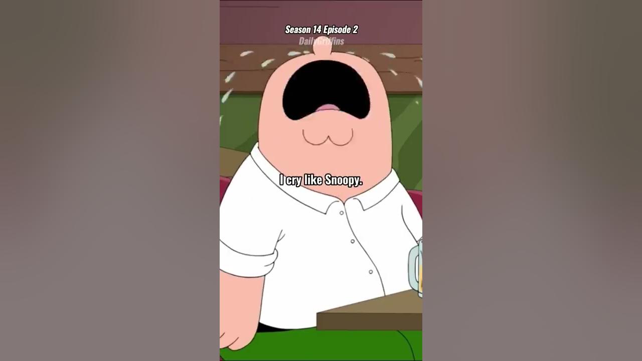 Peter cry’s like Snoopy😂 #shorts