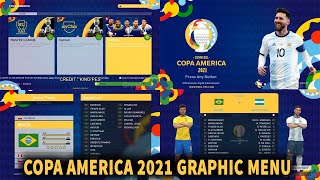 PES 2017 | NEW COPA AMERICA 2021 GRAPHIC MENU