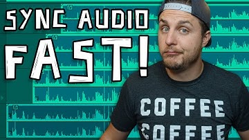 Adobe Premiere Tutorial - Syncing Audio FAST
