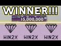 DIAMOND DIAMOND DIAMOND WIN!!! $5,000,000 PLATINUM PAYOUT