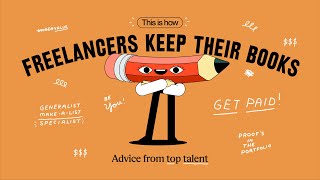 How Freelancers Keep Their Books | Animation educational explainer video | Upwork | and action