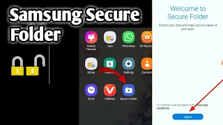 Samsung Secure Folder || How to Setup and Use to Lock Apps/ Files || Urdu/Hindi screenshot 3