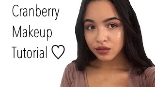 CRANBERRY MAKEUP TUTORIAL | Raimi Reyes