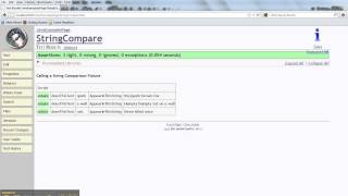 Fitnesse String Compare
