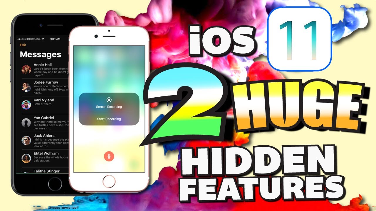 iOS 11 Screen Recording and Dark Mode! (2 HUGE iOS 11 Secret Hidden