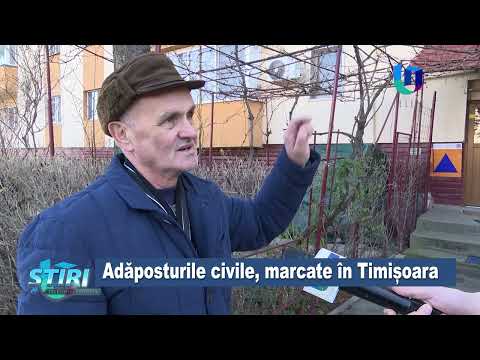 Plăcuțe colorate pe locațiile adăposturilor din Timișoara