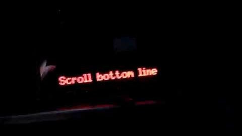 Testing Led matrix using AVR and HUB08