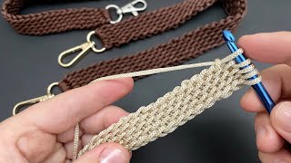 :     |         | Crochet bag handle