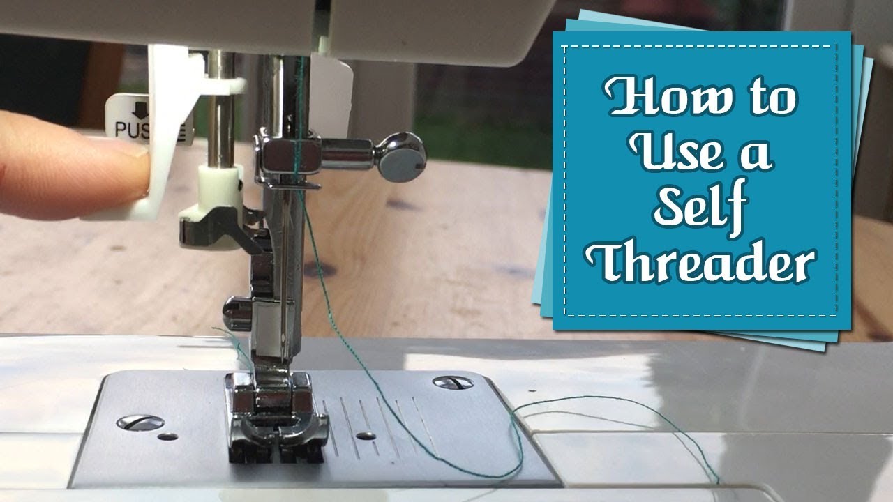 how to use the self threader for your singer tradition sewing