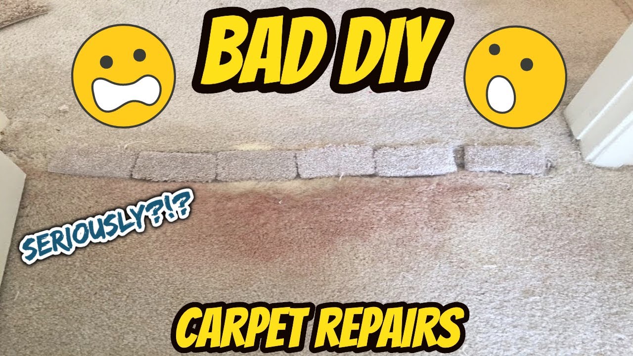 You can repair carpet DIY without professional tools 