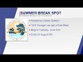 Marion County Public Library to host Summer BreakSpot meals