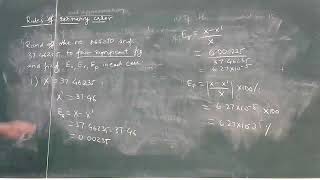 Errors and approximation in numerical computation