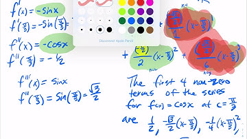 8.8.2 Using the Definition of Taylor Series Centered at c to Calculate a Taylor Series