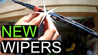 How to Change Front Windshield Wipers (Kia, Ford, Chevy, etc.)
