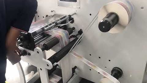 High Speed Full Servo Label Slitting Rewinder
