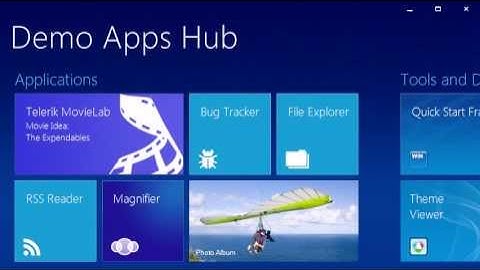 Live Tiles with Telerik Windows Forms Controls