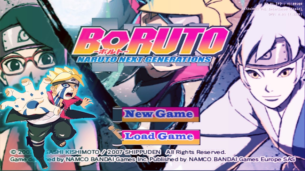 PS2] Naruto Shippuden UN5 Mod BORUTO BETA 2.1 - Fórum MixMods