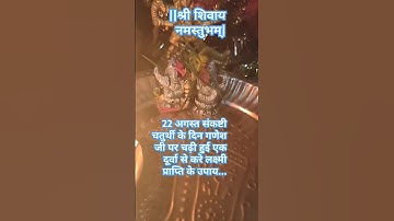 गणेश महाराज जी पर चढ़ी एक दूर्वा से करें लक्ष्मी प्राप्ति के उपाय ..@panditpradeepmishraofficial