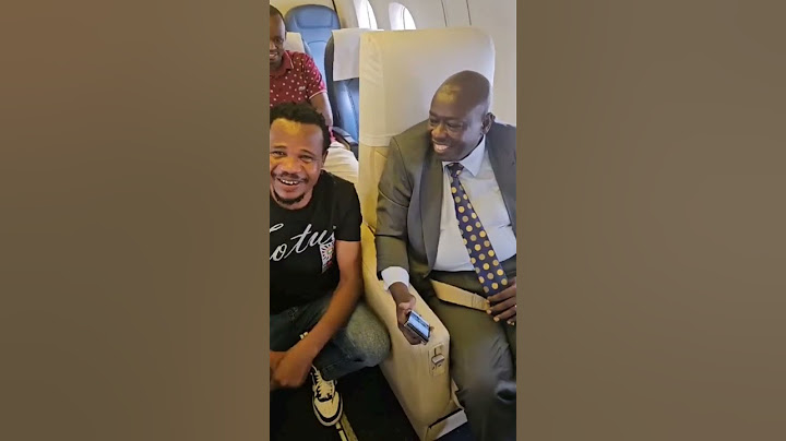 PETER SALASYA Over the Moon as Rigathi Gachagua offers him a lift in the Presidential Military Jet!