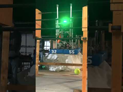 Robot test climb!