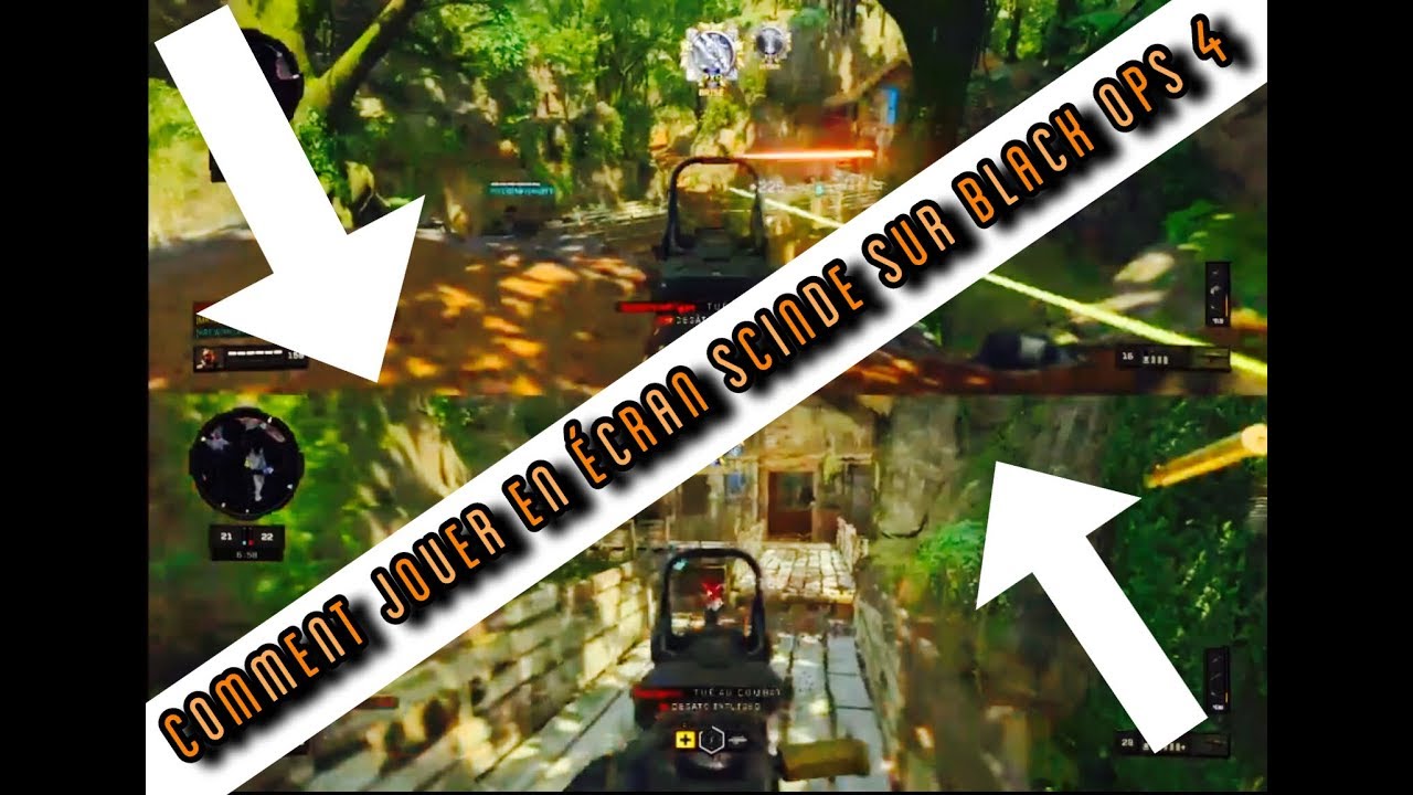 Tuto Comment Jouer En Ecran Scinde Sur Bo4 Youtube - tuto comment jouer en ecran scinde sur bo4