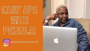 Easy APA With Perrla