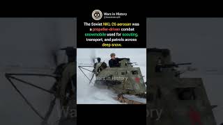 The Soviet Combat Snowmobile #ww2