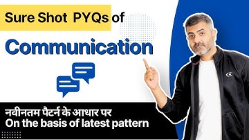 Communication - Most Expected PYQs | Bharat Kumar
