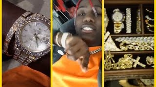 Lil Yachty flexin with Half A Million worth of jewelry & performs Peek A Boo with Migos