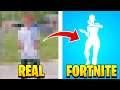 HIT IT EMOTE IN REAL VS FORTNITE