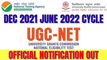 ugc net notification 2022 out | ugc net 2022 form fill up | UGC NET Dec 2021 June 2022 cycle | #net