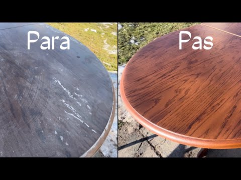 Video: Si duket një tavolinë me këmbë në portë?