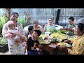 Simple life in countryside, we are living with love / Make Cambodia style Banh Xeo for lunch