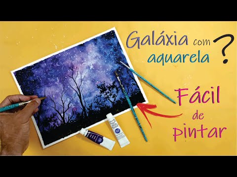 Vídeo: Master Class: Como Pintar O Espaço Em Aquarela