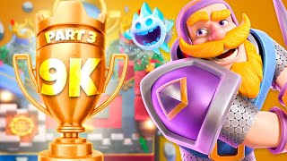Road to 9000 trophies with evo knight(part 3) 🏆