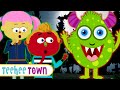 Boo! There's A Monster Behind You | Fun Scary Stories & Songs For Kids | Teehee Town