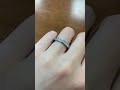 Estate Princess Cut Band - Hand Video