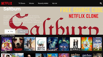 Netflix Clone Html, Css , JavaScript  React: API Fetch with The Movie Database | Inspired by 6PP