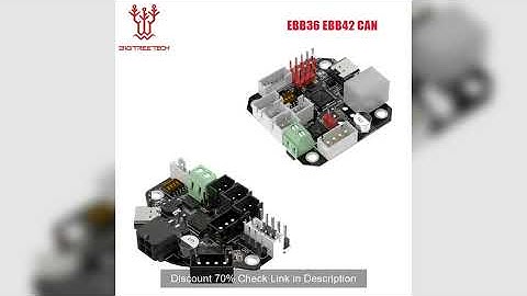 BIGTREETECH EBB36 EBB42 CAN V1.2 Board Support Canbus PT100 For Klipper Hotend Head Tool 36 Stepper