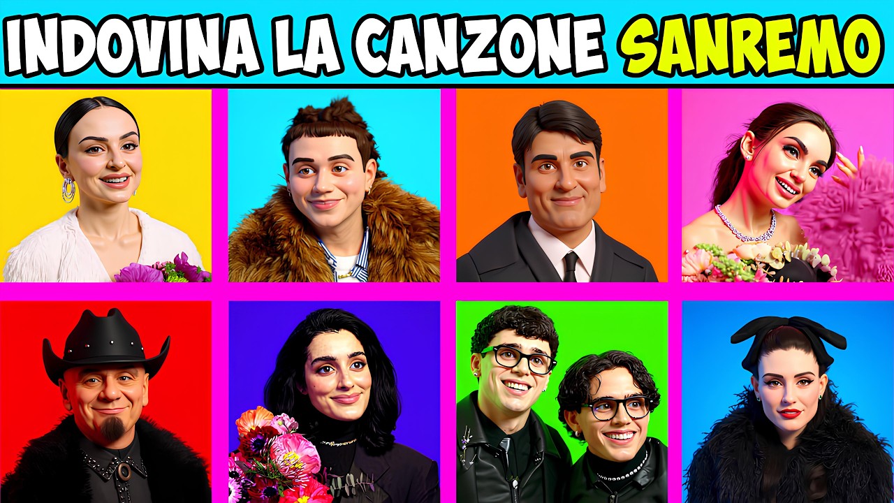 🧠 QUIZ - INDOVINA LA CANZONE DI SANREMO 2026 - Sfida Impossibile? 🇮🇹 🎵 ...