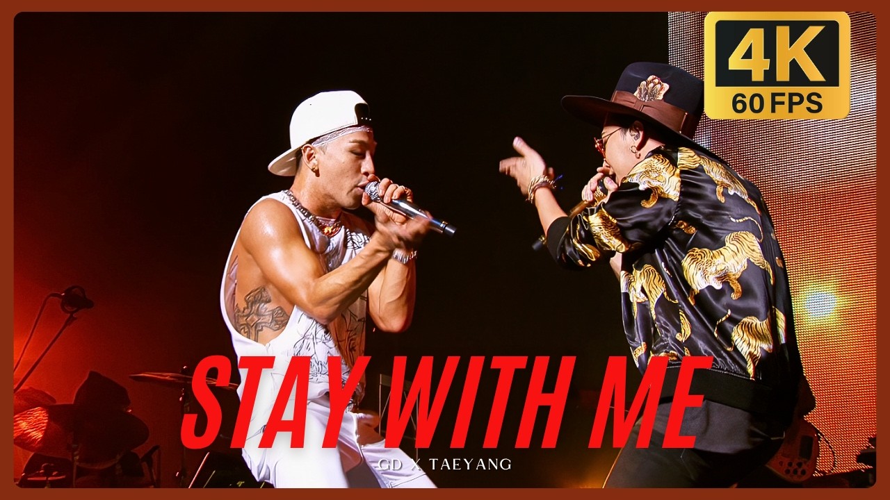 [4K 60FPS] GD X TAEYANG - STAY WITH ME @ 2014 RISE CONCERT IN JAPAN (OSAKA-JO HALL 20140904)