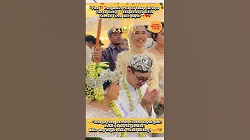 Vir4l‼️pengantin pria bikin baper semua tamu gara gara shock istrinya terlalu cantik #beritaartis
