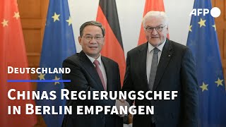 Chinas Regierungschef von Steinmeier in Berlin empfangen | AFP