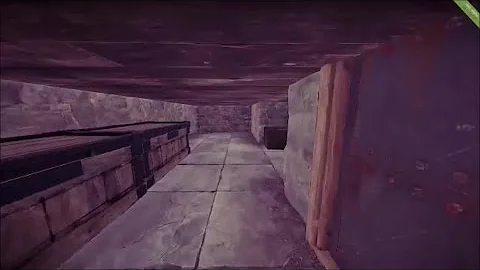 RUST- Hidden Loot Room (Using half blocks - No rotate)