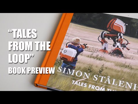 Tales From the Loop book preview 4K