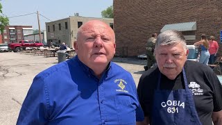 Mason official discusses Burgers For Blue event