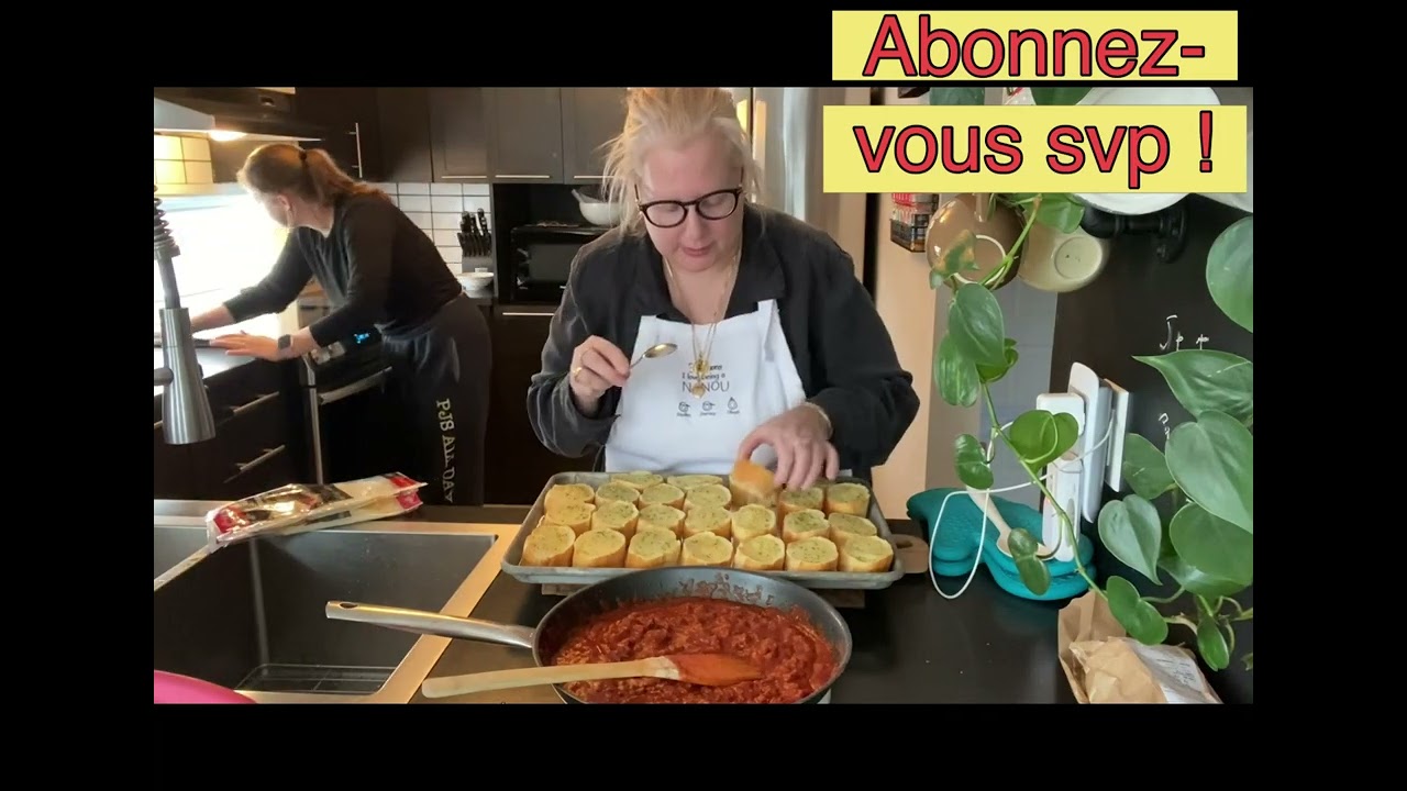 Souper Facile; Des Sloppy-Joes sur du Pain à l’Ail !