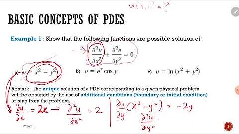 FEI3102  Chapter 5 : Partial Differential Equations - Part 1