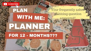 Plan with Me: Frequently Asked Planner Question| Annual Planning