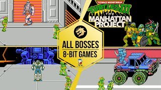 Teenage Mutant Ninja Turtles III Manhattan Project - All Bosses / Черепашки ниндзя 3 - Все Боссы